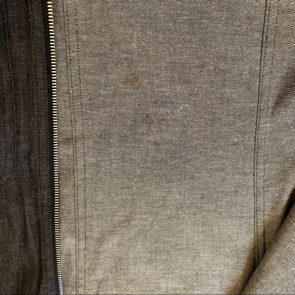 CoStume NATIONAL HOMME men’s lightweight denim jacket with zipper details - Picture 8 of 9